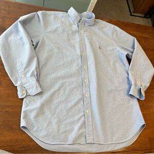 Ralph Lauren blue button down shirt size XLT tall